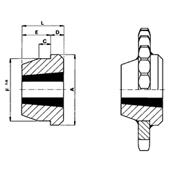 Ametric - Taper Lock Weld On Hub